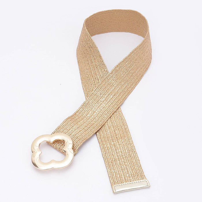 Metal Buckle Metallic Belt: GD
