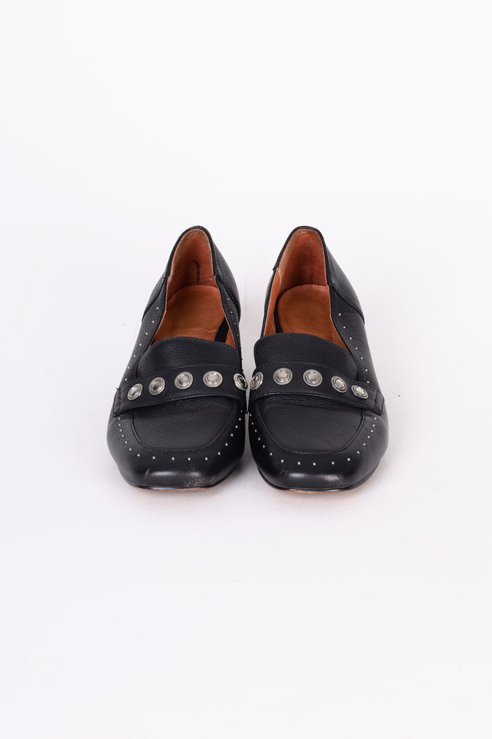 Mi Piaci Womens Black Shoes Size EU 38