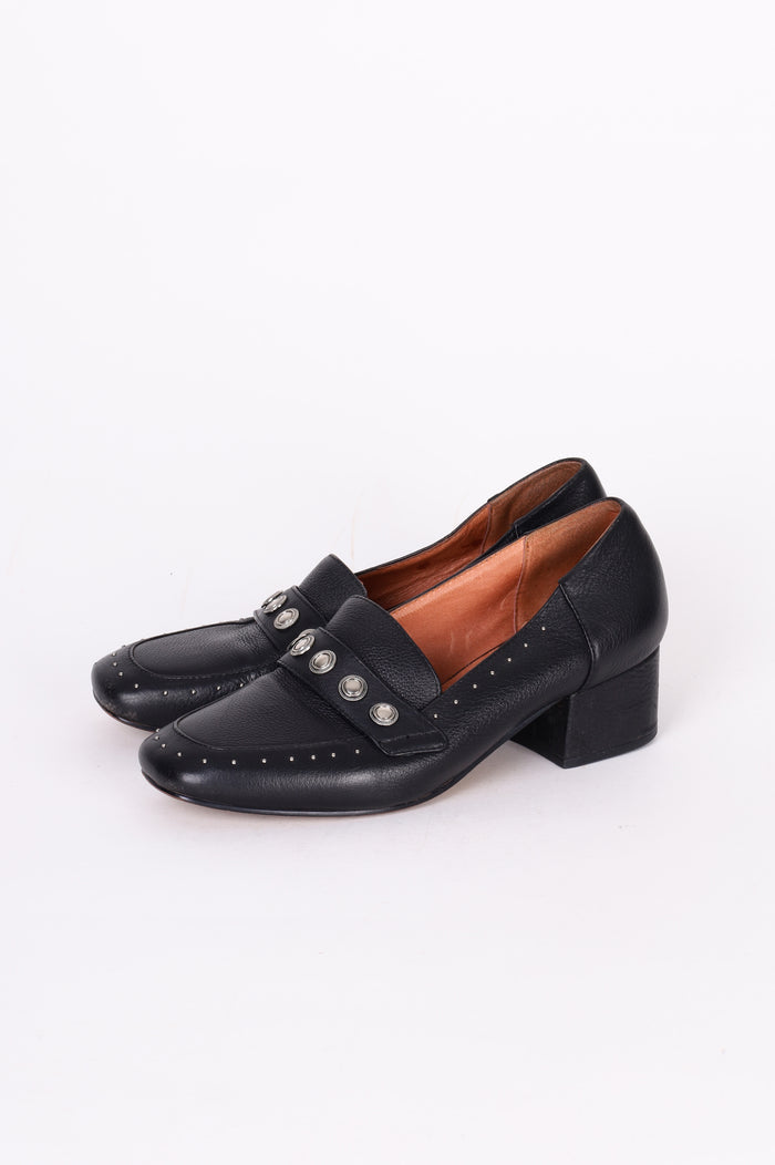 Mi Piaci Womens Black Shoes Size EU 38