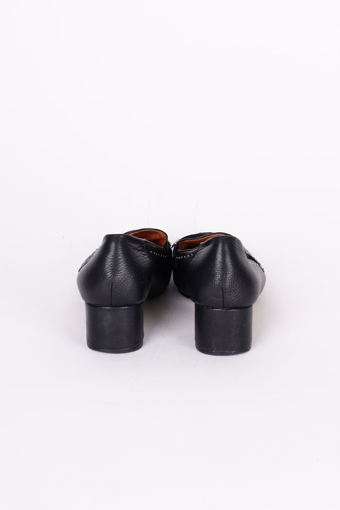 Mi Piaci Womens Black Shoes Size EU 38