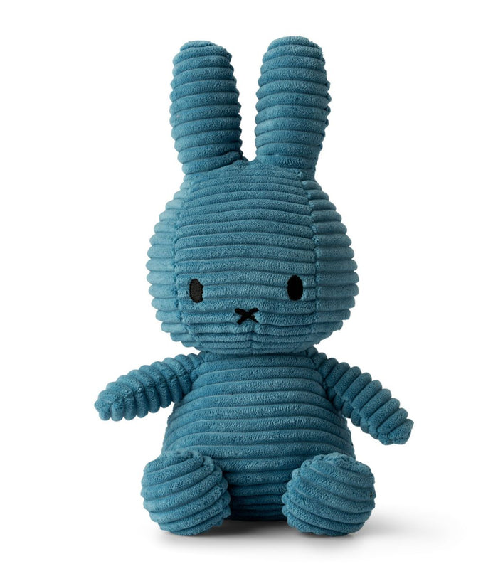 Miffy Eco Plush Toy 23 cm Corduroy Aviator Blue