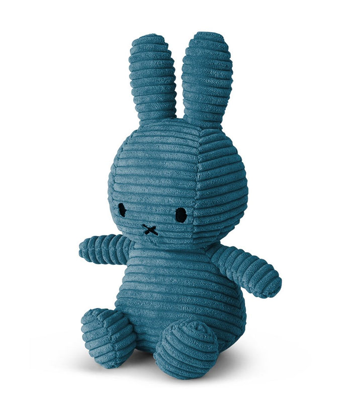 Miffy Eco Plush Toy 23 cm Corduroy Aviator Blue