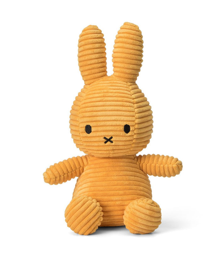 Miffy Eco Plush Toy 23 cm Corduroy Yellow