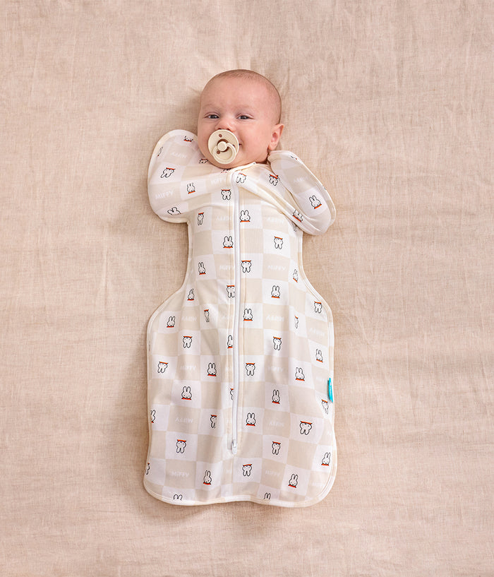 Miffy Swaddle Up Starter Bundle | 1.0 TOG | Blue 2 | Birch Miffy Checker