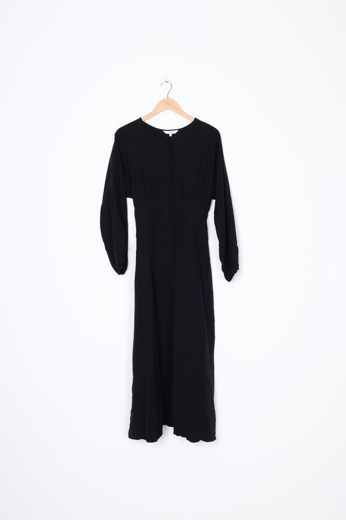 Mina Womens Black Maxi Skirt Size 10