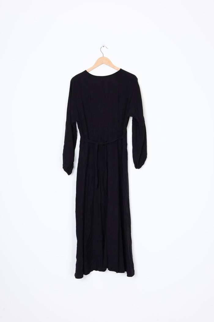 Mina Womens Black Maxi Skirt Size 10