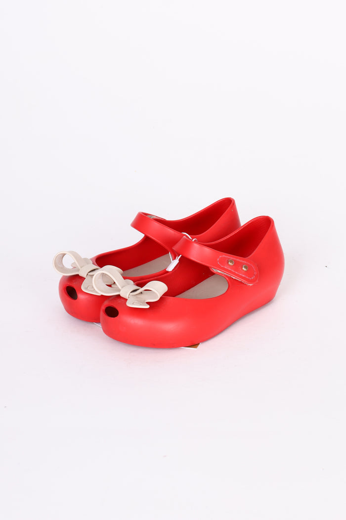 Mini Melissa Kids Red Shoes Size 24