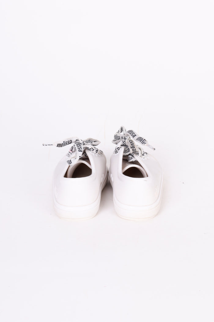 Mini Melissa Kids White Sneakers Size EU 25