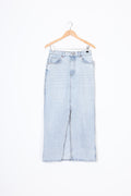 MNG Womens Blue Maxi Skirt Size S