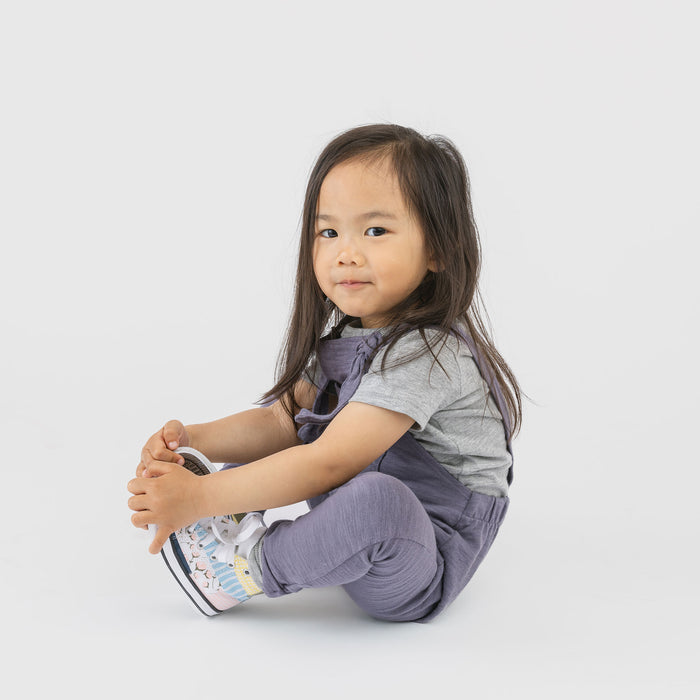 Mod Overalls - Overalls - Vintage Plum - 1/2 years - mini mioche