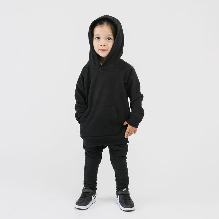 Mod Tie Joggers - Sweatpants - Black - 1/2 years - mini mioche