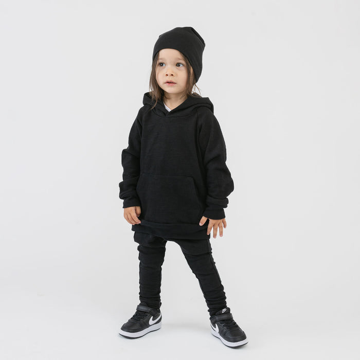 Mod Tie Joggers - Sweatpants - Black - 1/2 years - mini mioche