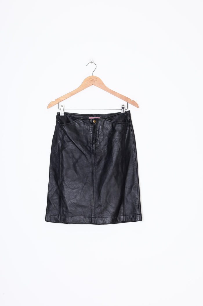 Moiselle Womens Black Skirt Size 38