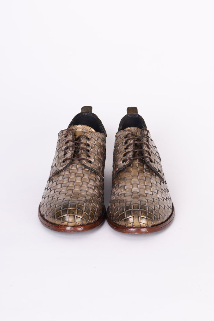 Moma Mens Gold Shoes Size EU 44