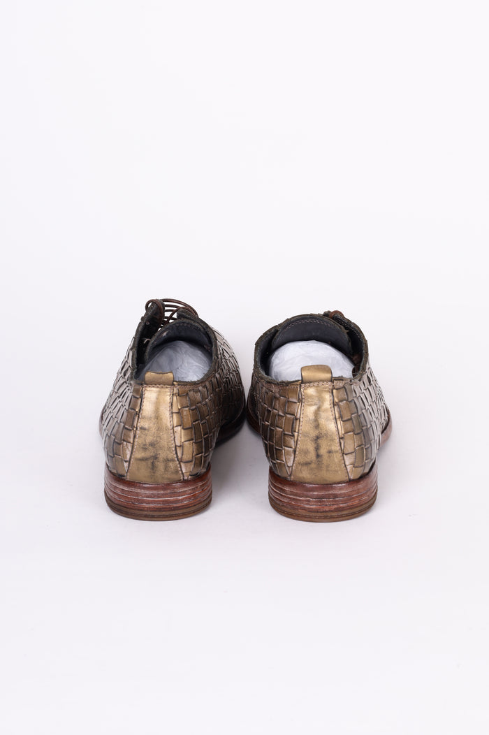 Moma Mens Gold Shoes Size EU 44