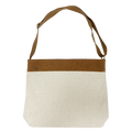 Monroe Messenger bag in Hampton with brown adjustable strap