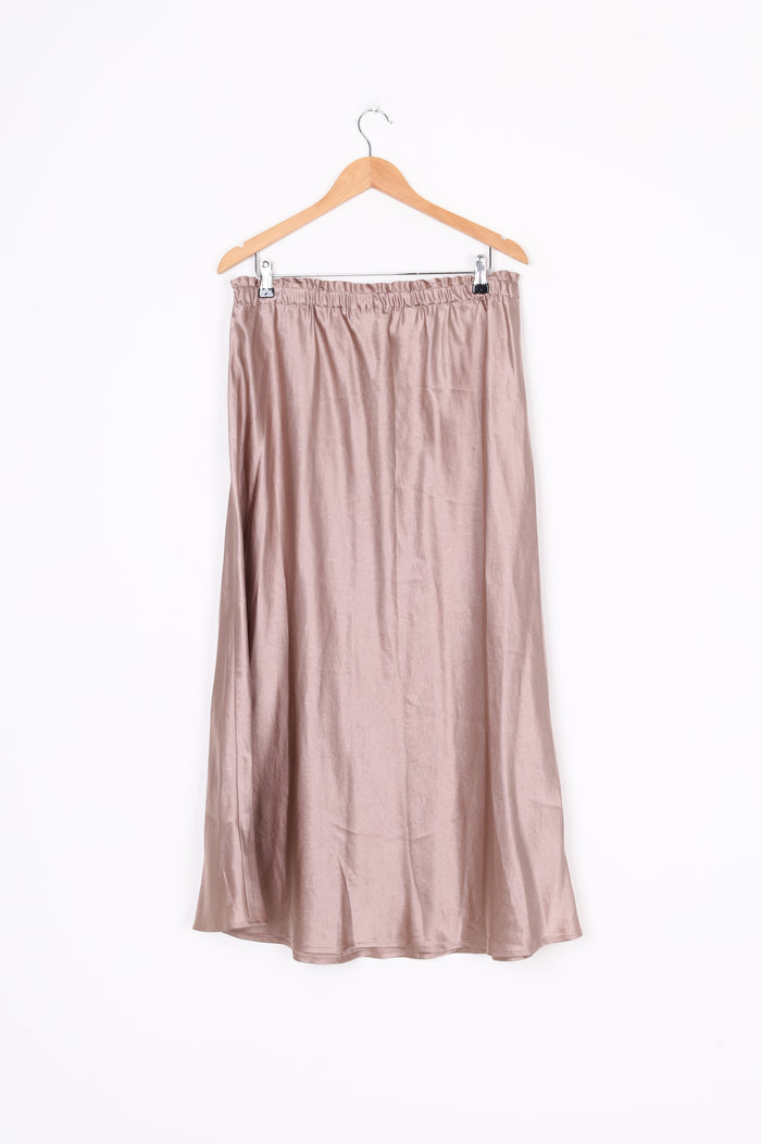 Moochi Womens Pink Maxi Skirt Size 16