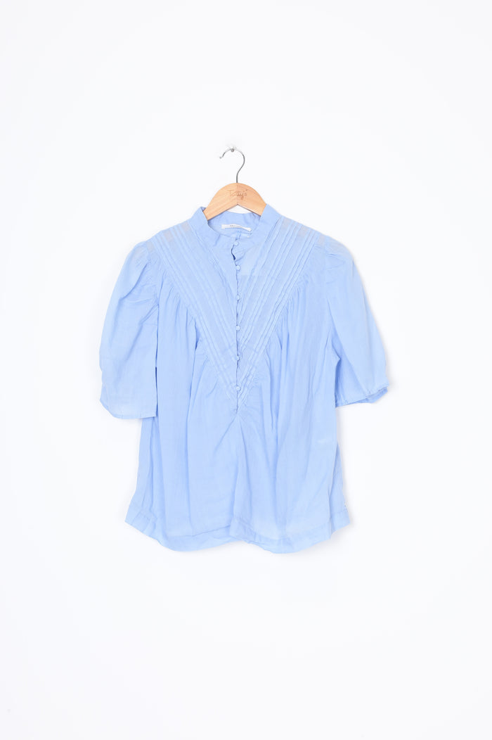 Morrison Womens Blue Top Size 4