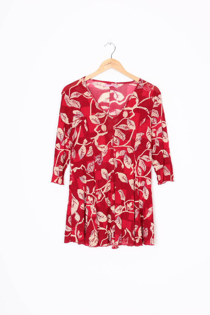 Moshi Moshi Womens Red Top Size XL