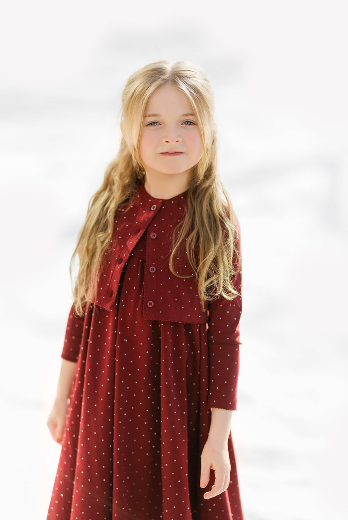 Multi-Rhinestone Jumper W/ Cardigan