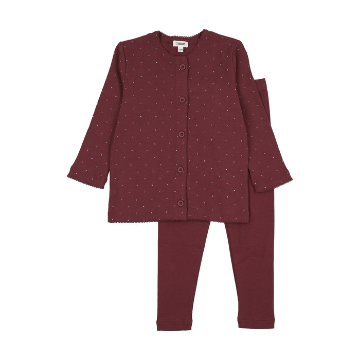 Multi-Rhinestone Pajamas