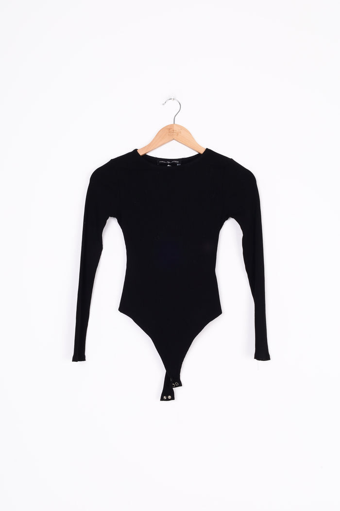 Naked Wardrobe Womens Black Top Size S