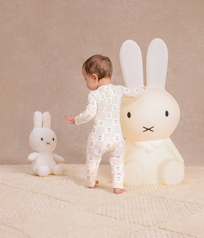 Newborn Essential Miffy Gift Bundle | 1.0 TOG | Swaddle 2 | Romper | Birch