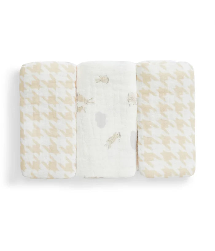 Newborn Gift Bundle | Swaddle Up, Towel, Wash Cloth | Cloud Bunnies
