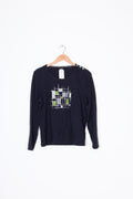 Newport Collection Womens Blue Top Size L