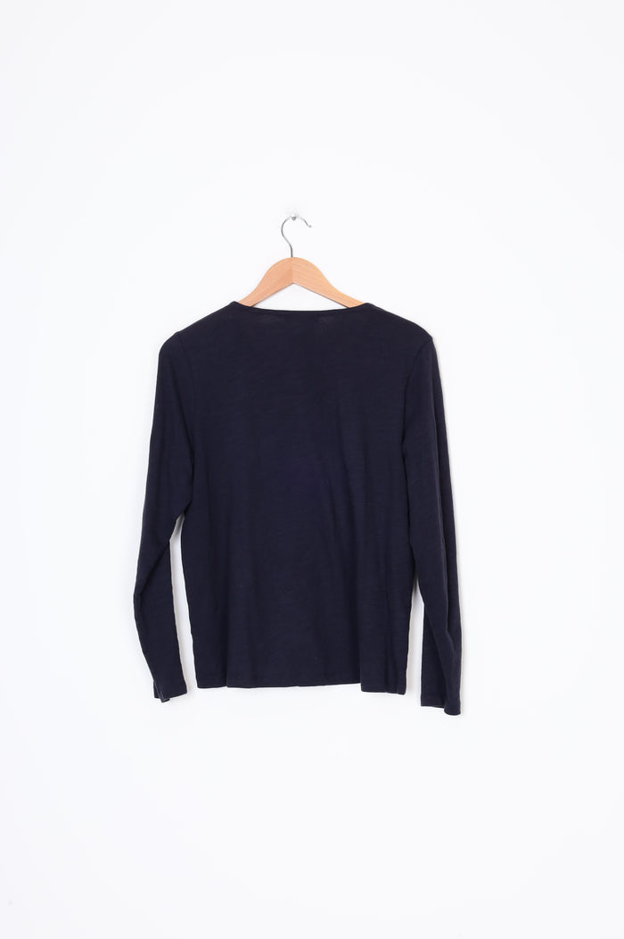 Newport Collection Womens Blue Top Size L