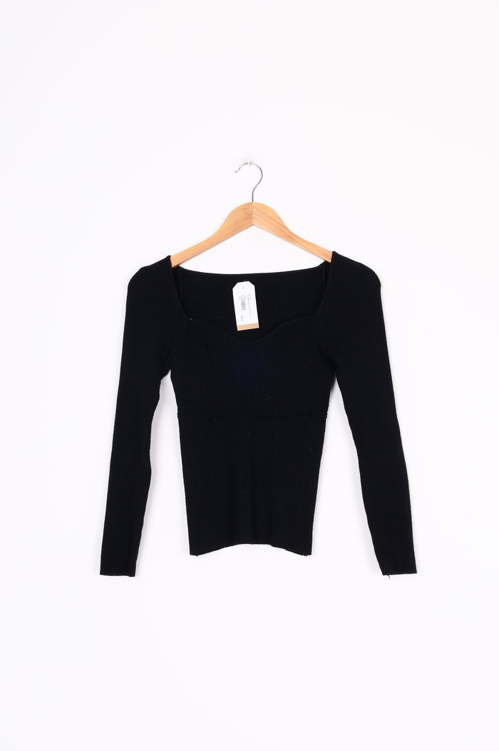 No Label Womens Black Top Size S