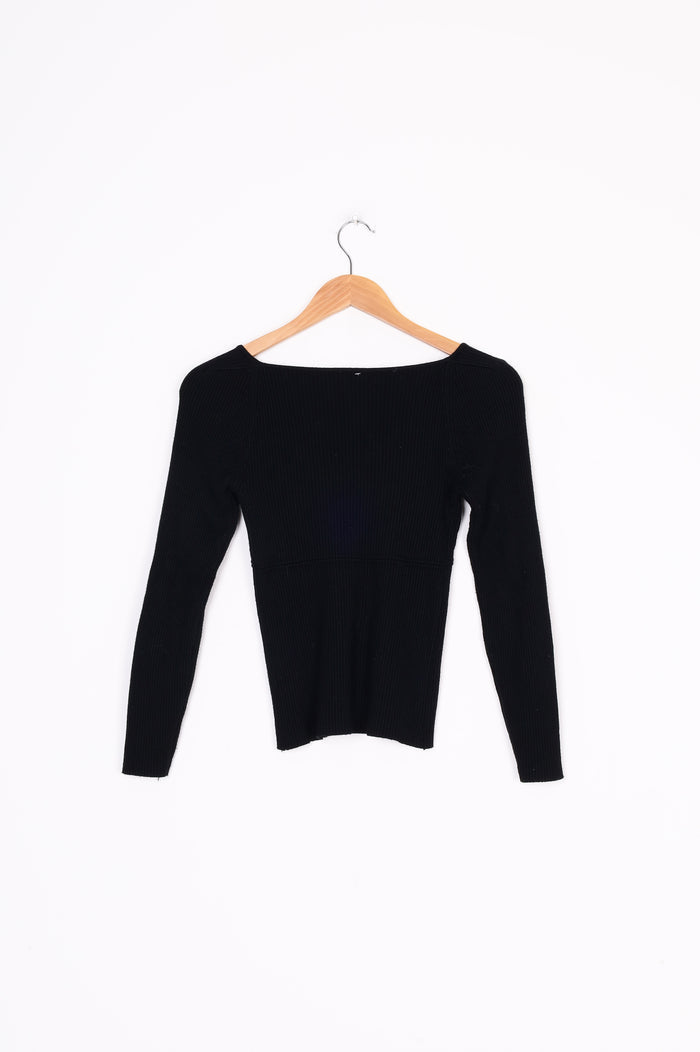 No Label Womens Black Top Size S