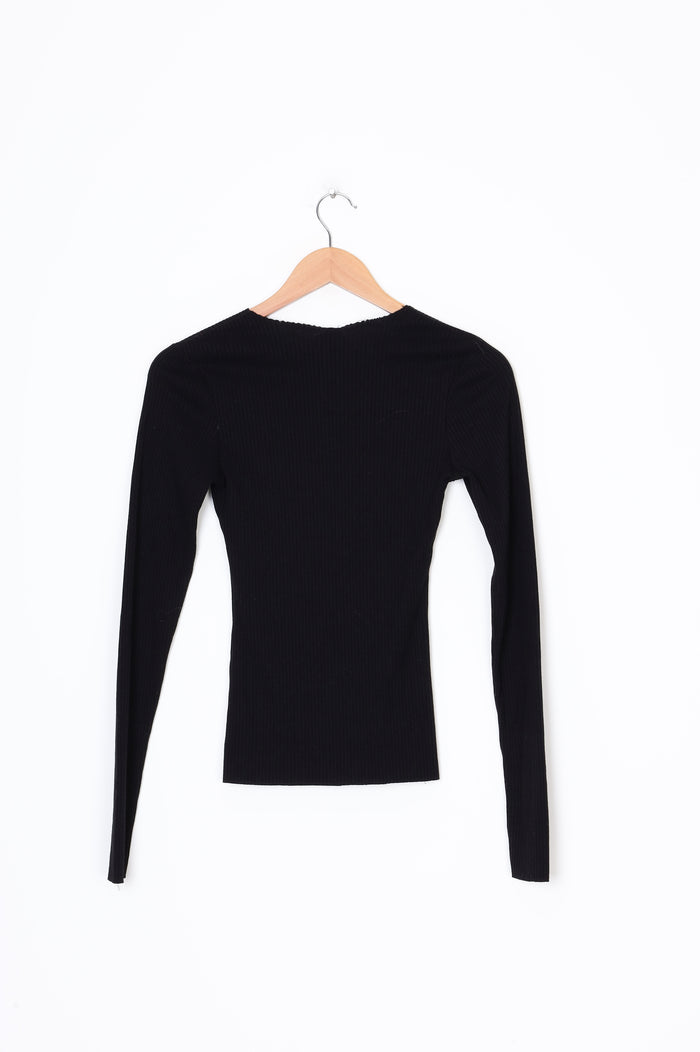 No Label Womens Black Top Size S