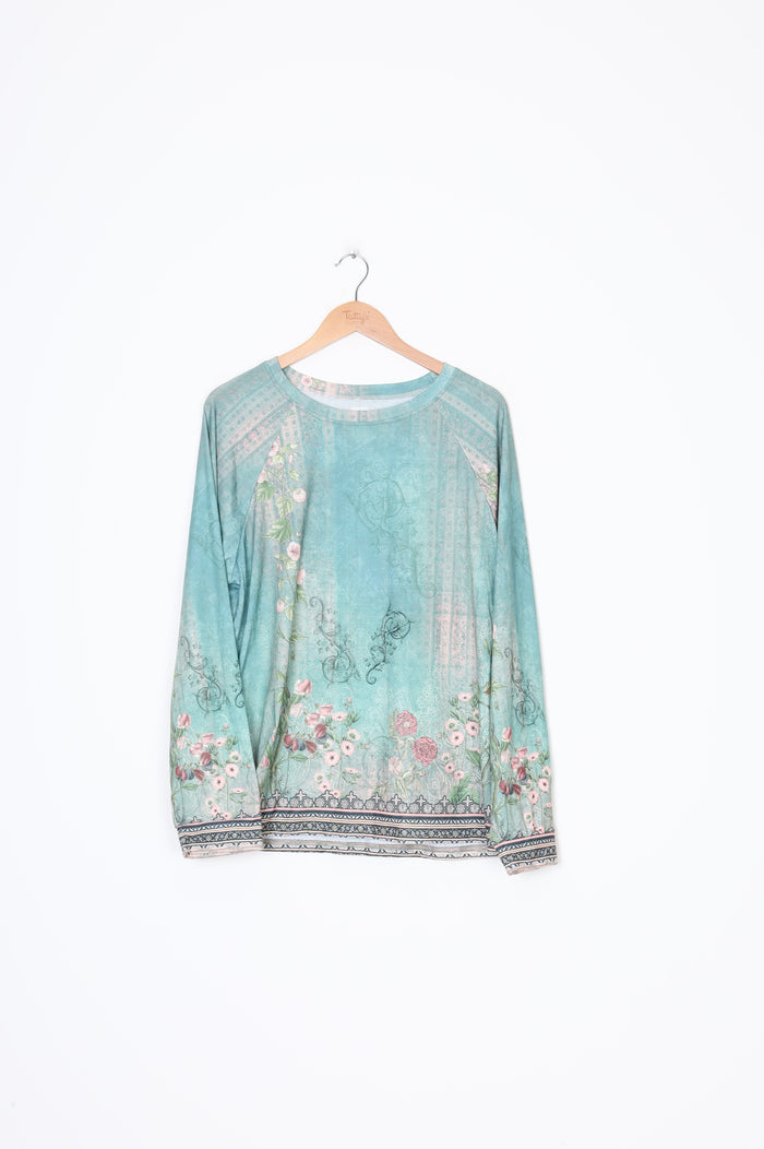 No Label Womens Blue Top Size XXL