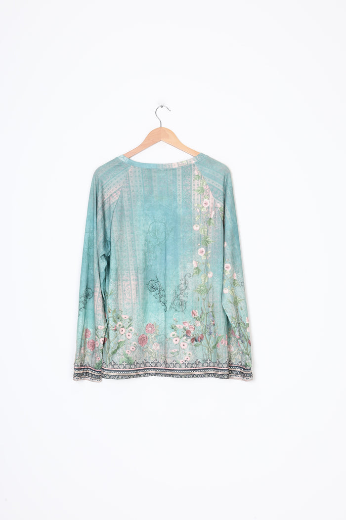 No Label Womens Blue Top Size XXL