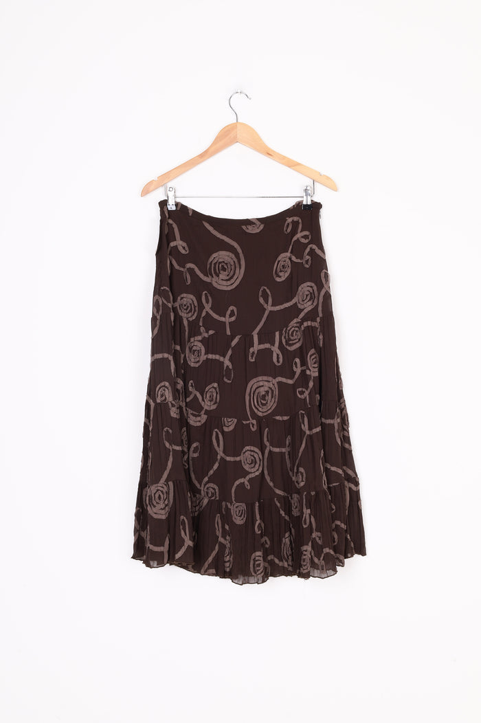 No Label Womens Brown Skirt Size M