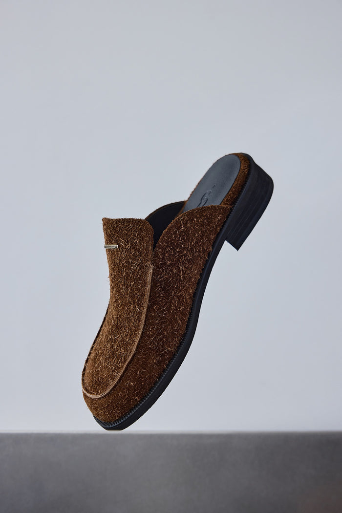NOUVO MULE - HAIRY BROWN