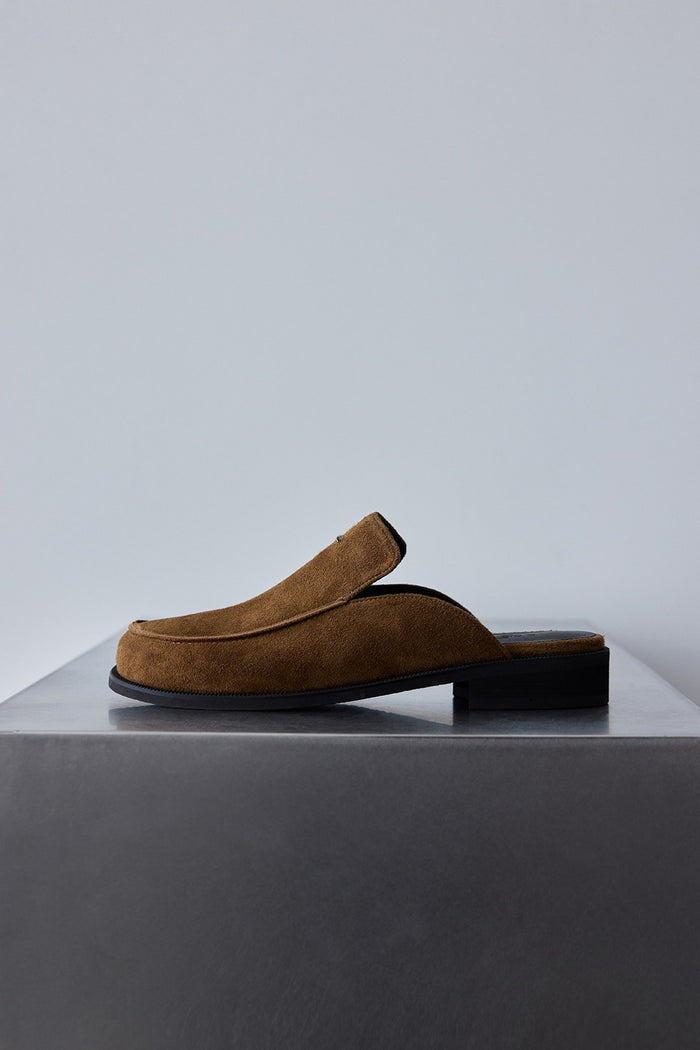 NOUVO MULE - SUEDE CAMEL