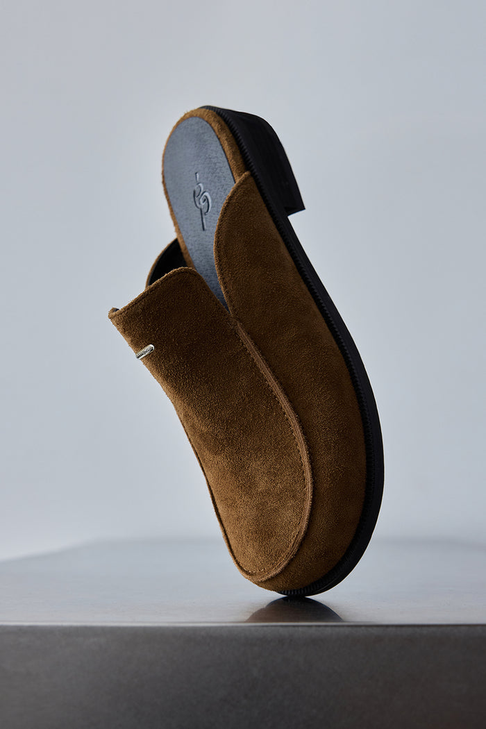 NOUVO MULE - SUEDE CAMEL