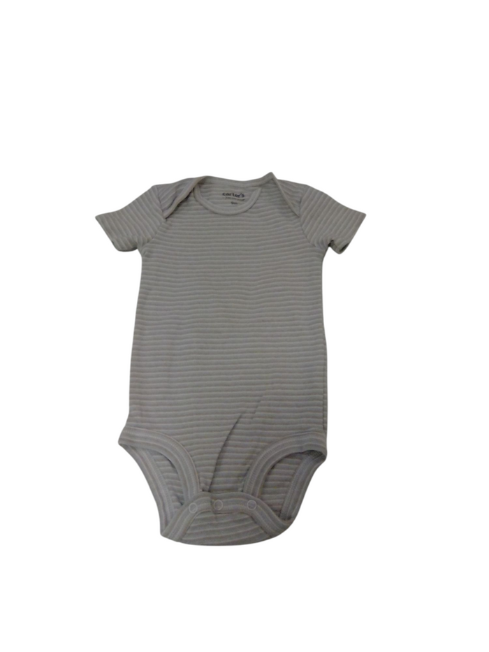 Onesie: Brown/Blue Stripe