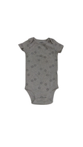 Onesie: Gray W Circles
