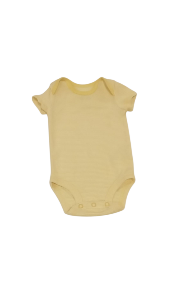 Onesie: Yellow/Wht Stipes