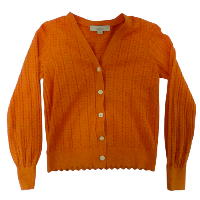 Orange Cardigan