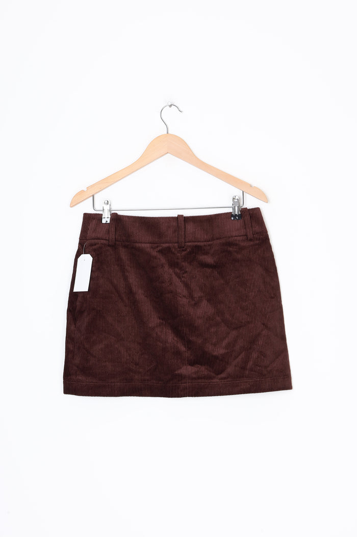 & Other Stories Womens Brown Mini Skirt Size 40