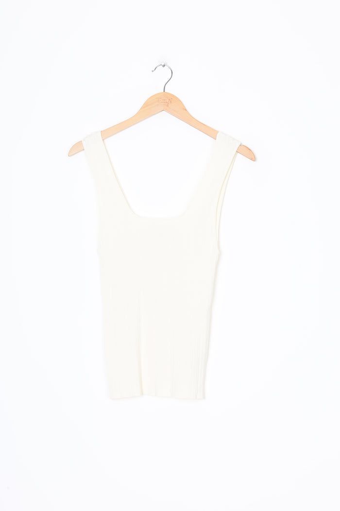& Other Stories Womens Cream Top Size S
