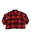 Pajama Shirt: Button Up Plaid Flannel