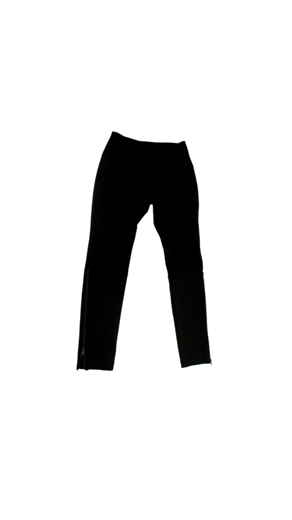 Pants: Black W Ankle Zip