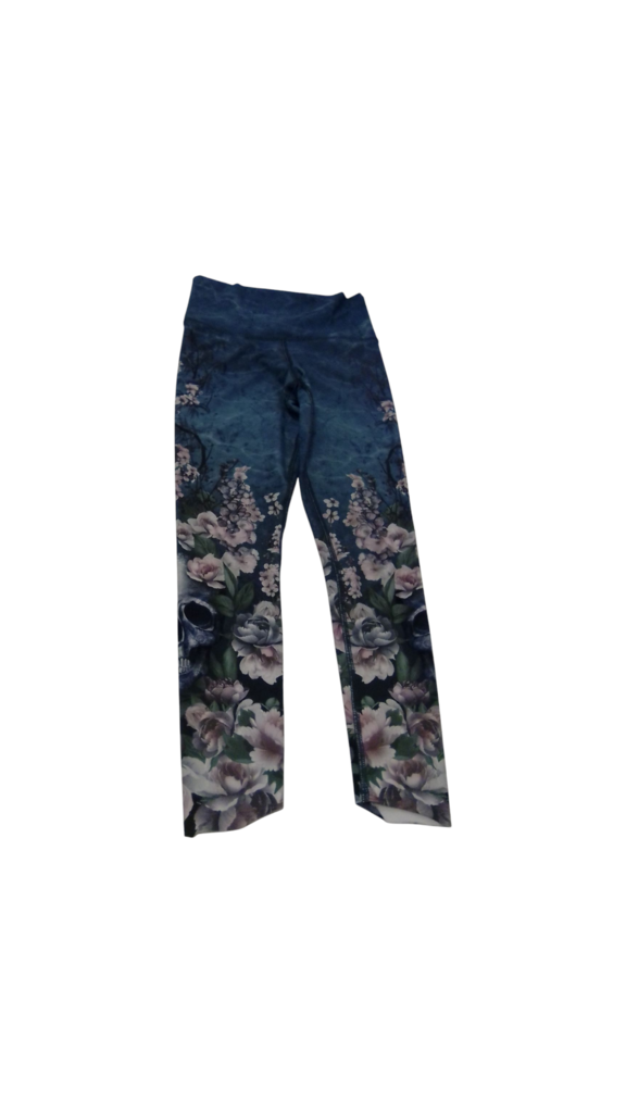 Pants: Blue/Flowers