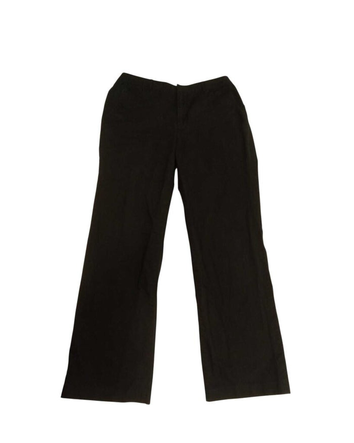 Pants: Mid Rise Straight Leg Trousers