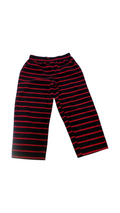 Pants: Pj Red/Black Strip